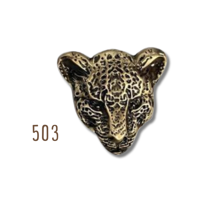 Hebilla Leopardo Dorada 503