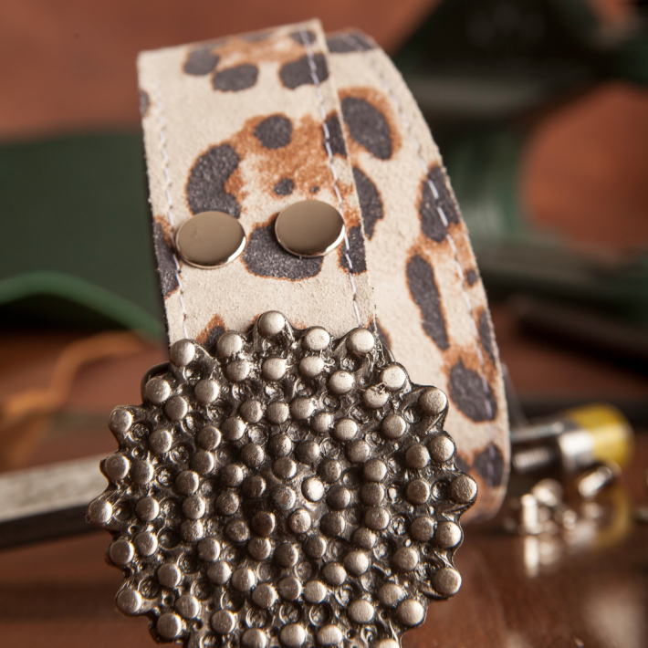 Cinturón Animal Print Blanco Más Hebilla a Elección