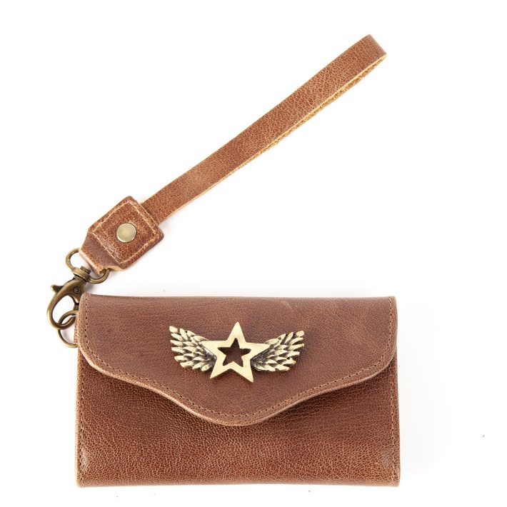 Billetera Mini Café Engrasado