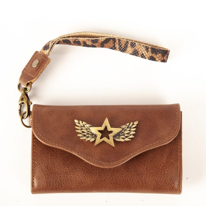 Billetera Mini Café con Print